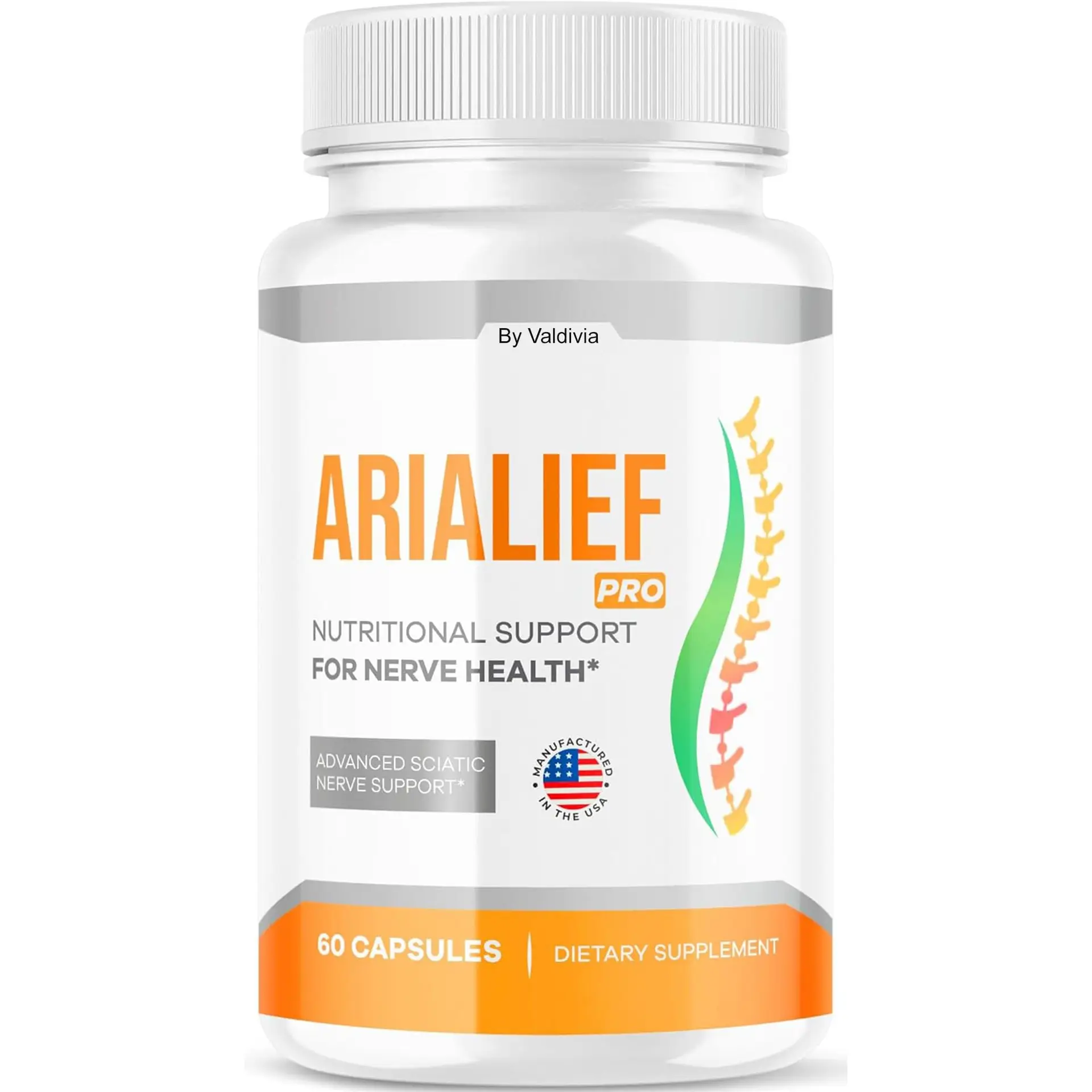 Valdivia Arialief Capsules for Sciatica, Arialeaf Nutritional Support for Nerve Arialief Capsules   Herbal Supplement Formula (60 Capsules) - Valdivia Life