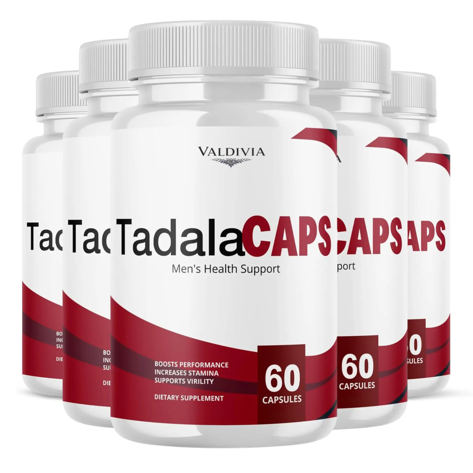 TadalaCaps Health Support, Original Tadala Caps Formula All Natural Premium Advanced Formula, TadalaCapsules - Maximum Strength, Daily Nutrition Multivitamin, 300 Capsules for 5 Months - Valdivia Life