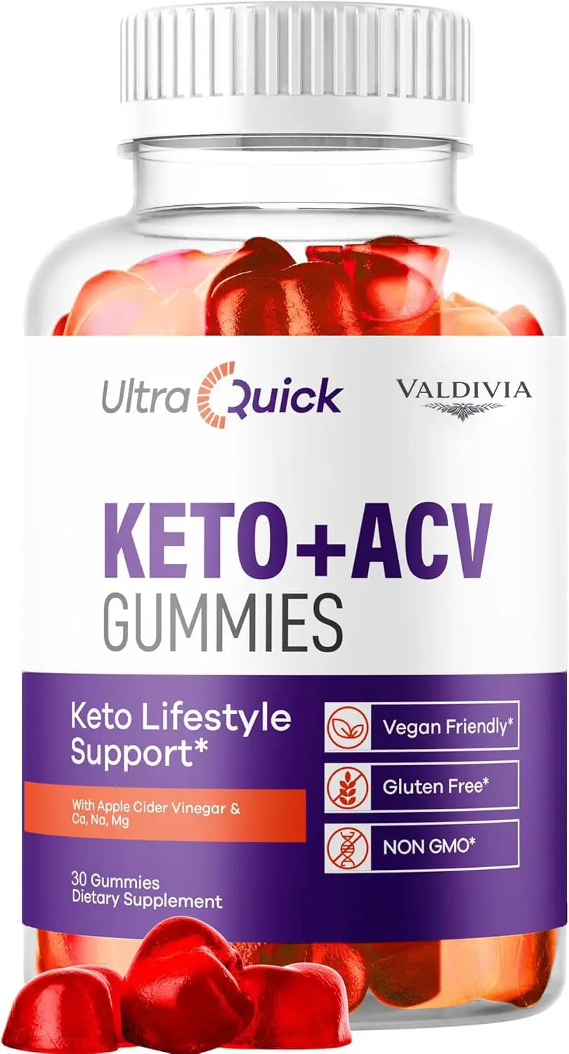 Valdivia Ultra Quick Keto ACV Gummies - Ultra Quick Gummies, UltraQuick Keto Plus ACV Gummies, Ultra Quick Keto ACV Gummies Support, UltraQuick Keto ACV Gummies, UltraQuick, 30 Gummies for 1 Month - Valdivia Life