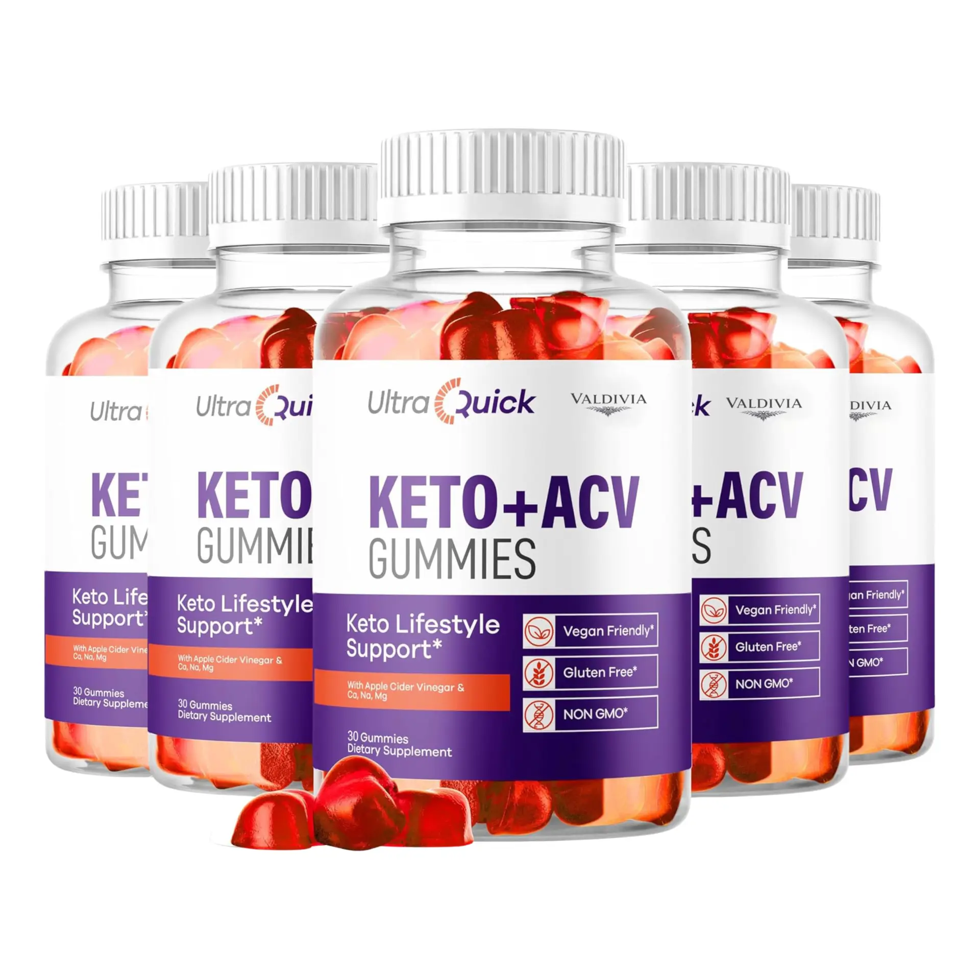 Valdivia Ultra Quick Keto ACV Gummies - Ultra Quick Gummies, UltraQuick Keto Plus ACV Gummies, Ultra Quick Keto ACV Gummies Support, UltraQuick Keto ACV Gummies, UltraQuick, 150 Gummies for 5 Months - Valdivia Life