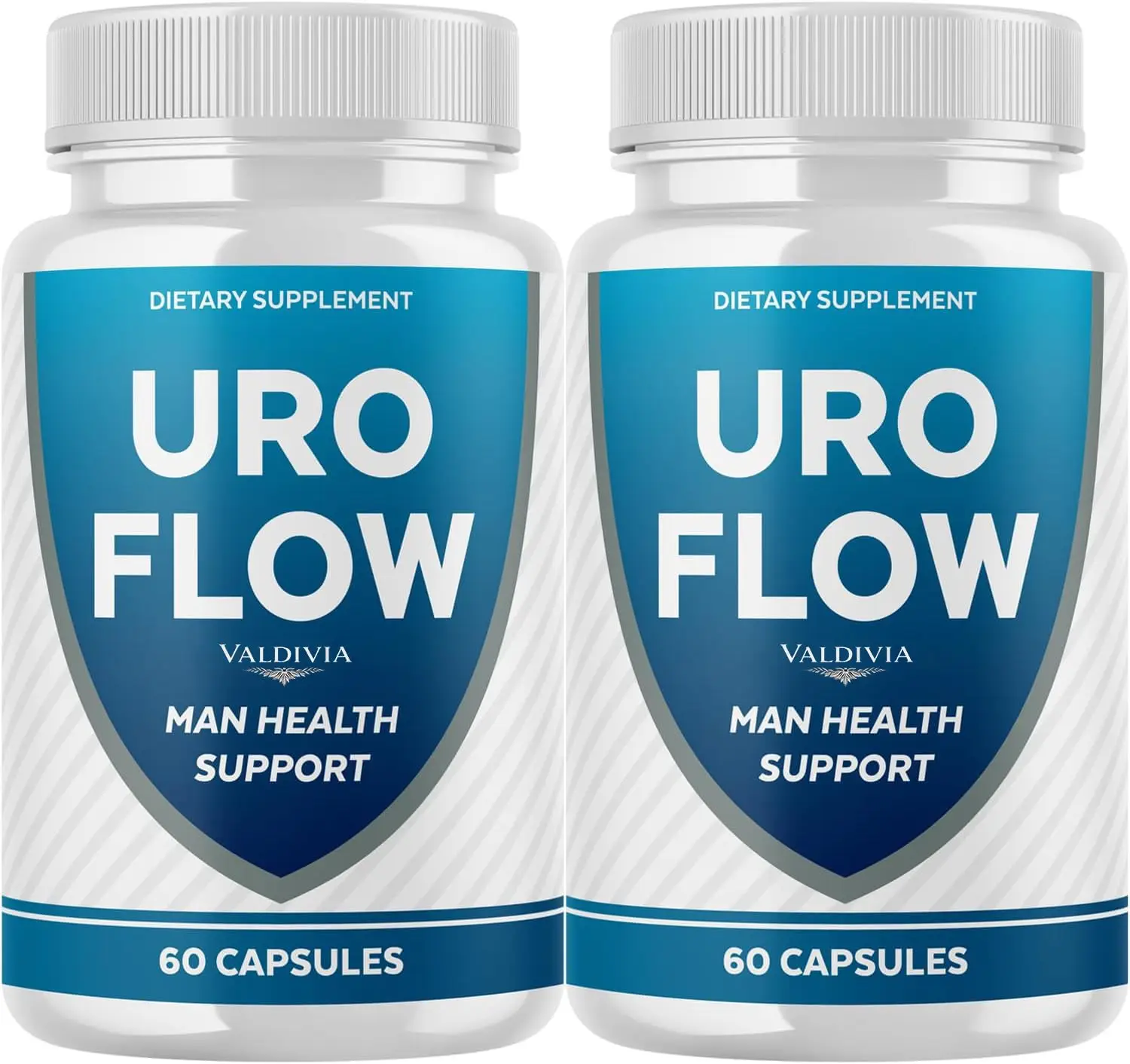 Valdivia (2 Pack UroFlow Capsules   All Natural UroFlow Supplement Pills for Maximum Strength, Premium URO Flow Official Reviews (120 Capsules) - Valdivia Life