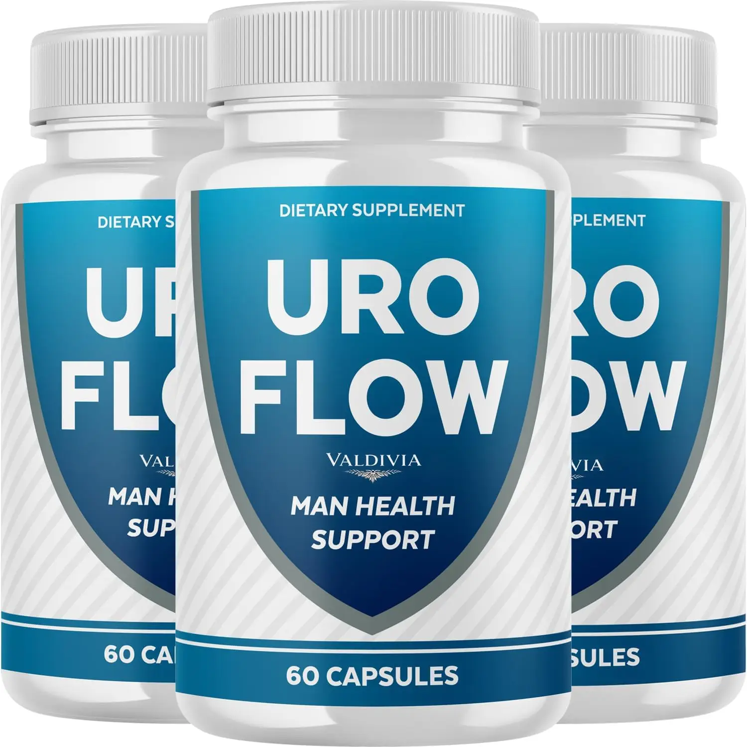 Valdivia (3 Pack UroFlow Capsules   All Natural UroFlow Supplement Pills for Maximum Strength, Premium URO Flow Official Reviews (180 Capsules) - Valdivia Life