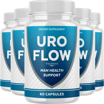 Valdivia (5 Pack UroFlow Capsules   All Natural UroFlow Supplement Pills for Maximum Strength, Premium URO Flow Official Reviews (300 Capsules) - Valdivia Life