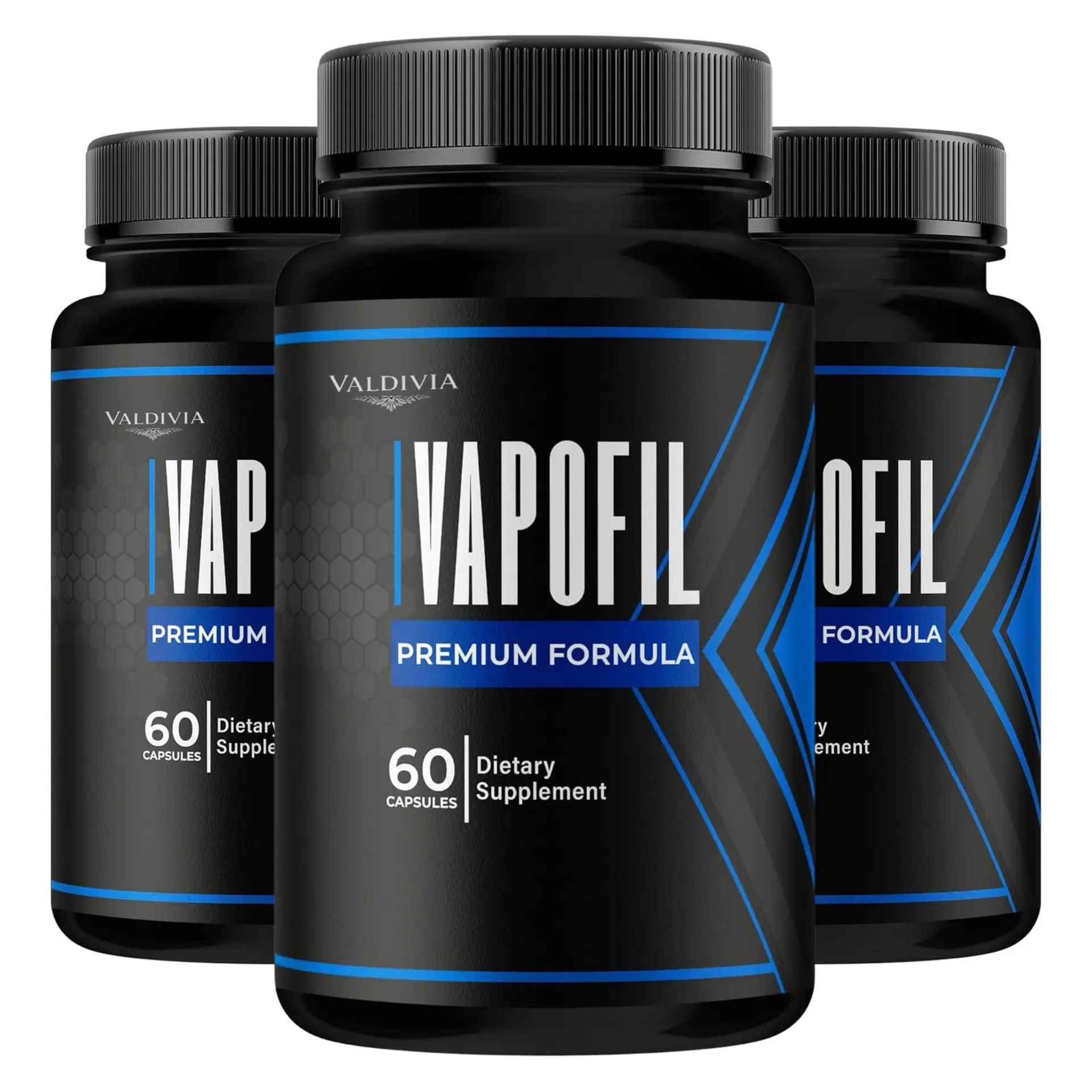 Vapofil Capsules - Official Vapofil Pills Advanced Premium Supplement Support - Maximum Strength, All Natural Vapofil Vitamin for Overall Health & Wellness Reviews, 180 Capsules for 3 Months - Valdivia Life