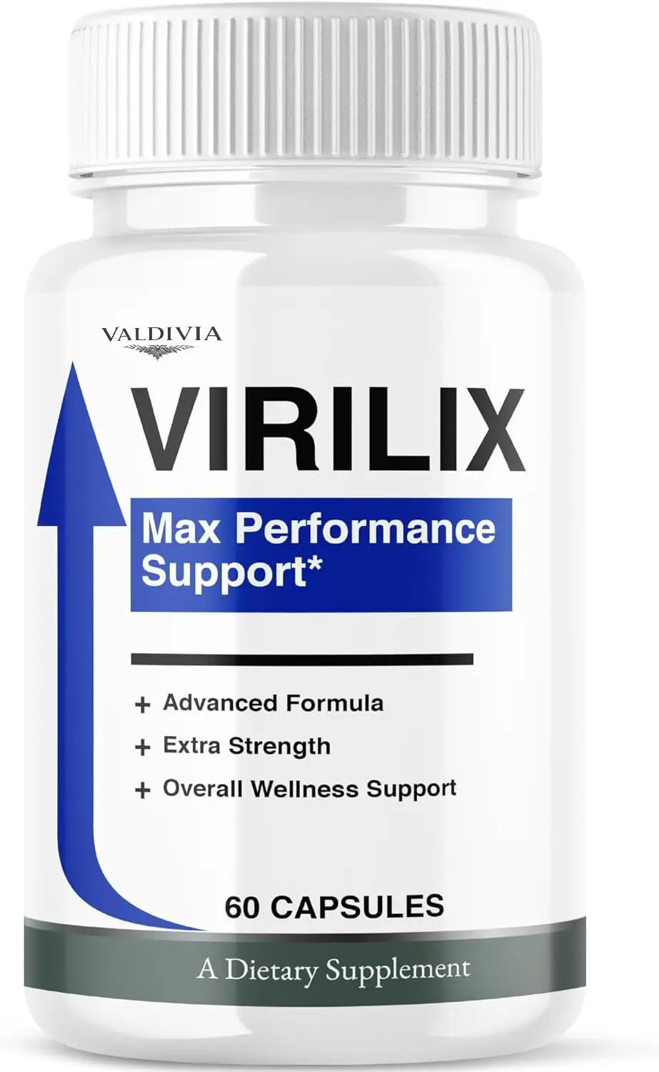 Virilix Supplement Capsules for Men, High Performance Advanced Support, All-Natural Formula Maximum Wellness Strength for Health, Stamina, Drive, Confidence & Long Lasting Energy (60 Capsules) - Valdivia Life