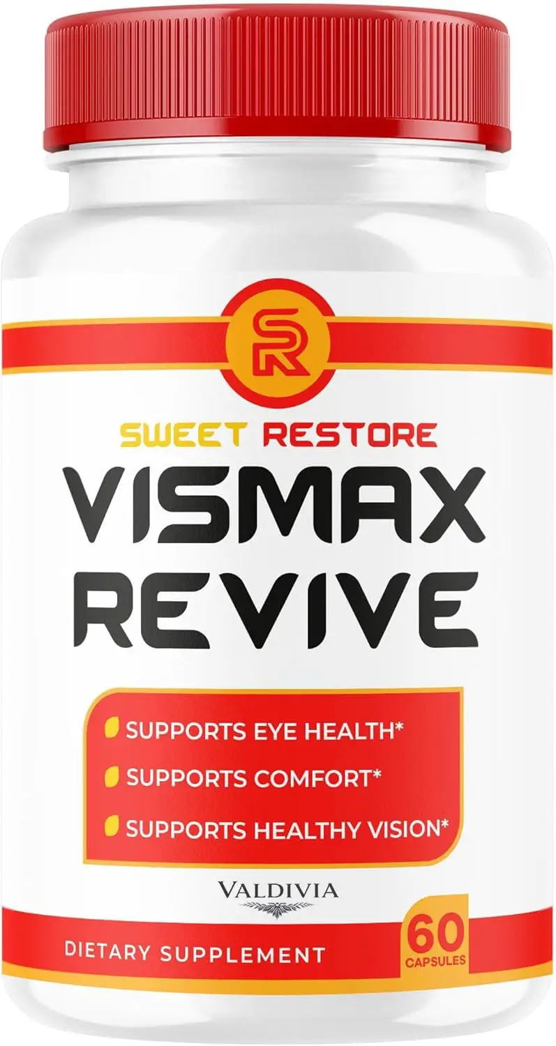 Vismax Revive - Official VisMax Revive Support Eye Health & Vision Natural Premium Advanced Formula, VisMaxRevive Supplement Multivitamin for Overall Wellness, 60 Capsules for 1 Month - Valdivia Life