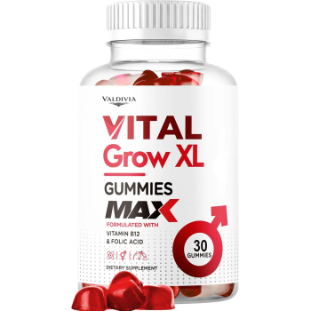 Vital Grow XL Male Gummies - Men's Performance Gummies, Vital GrowXL Blend, Vital Growth Gummy Advanced Formula, 30 Gummies for 1 Month - Valdivia Life