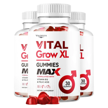 Valdivia Vital Grow Gummies   Daily Supplement for Men - 90 Gummies (3 Pack) - Valdivia Life