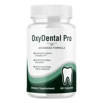 OxyDental Pro Capsules OxyDentalPro Supplement, Premium Formula, Natural Vitamins for Health & Wellness - 60 Capsules for 1 Month