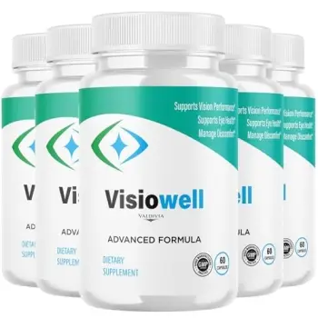 Visiowell Capsules Visio Well Supplement, Premium Formula, Natural Vitamins for Health & Wellness - 300 Capsules for 5 Months