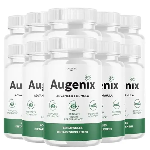 Augenix Capsules AugenixVision Support Supplement with All Natural Ingredients, Advanced Formula Eye and Vision Health Multivitamins Supporting Health and Wellness Naturally (60...