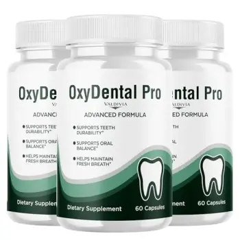 (3 Pack) OxyDental Pro Capsules OxyDentalPro Supplement, Premium Formula, Natural Vitamins for Health & Wellness - 180 Capsules for 3 Months