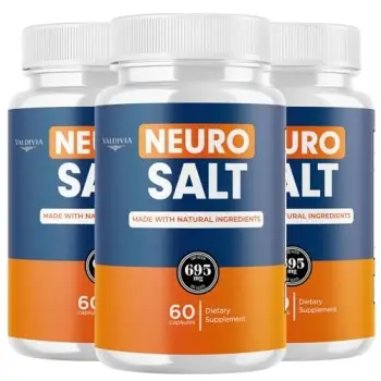 (3 Pack) NeuroSalt Capsules Neuro Salt Supplement, Premium Formula, Natural Vitamins for Health & Wellness - 180 Capsules for 3 Months