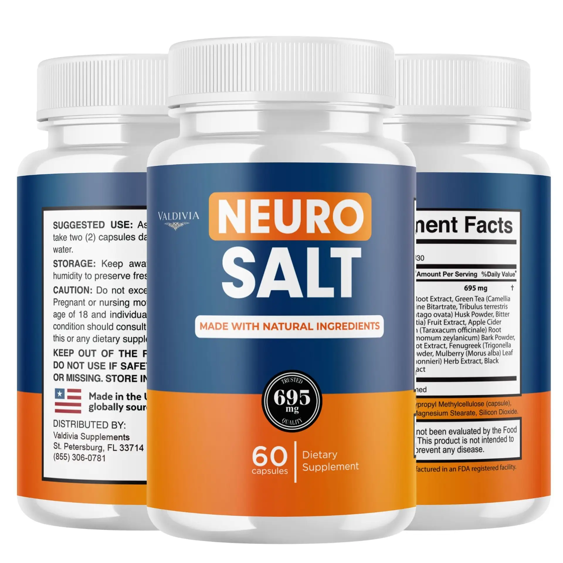 NeuroSalt- 60 Capsules for 1 Month