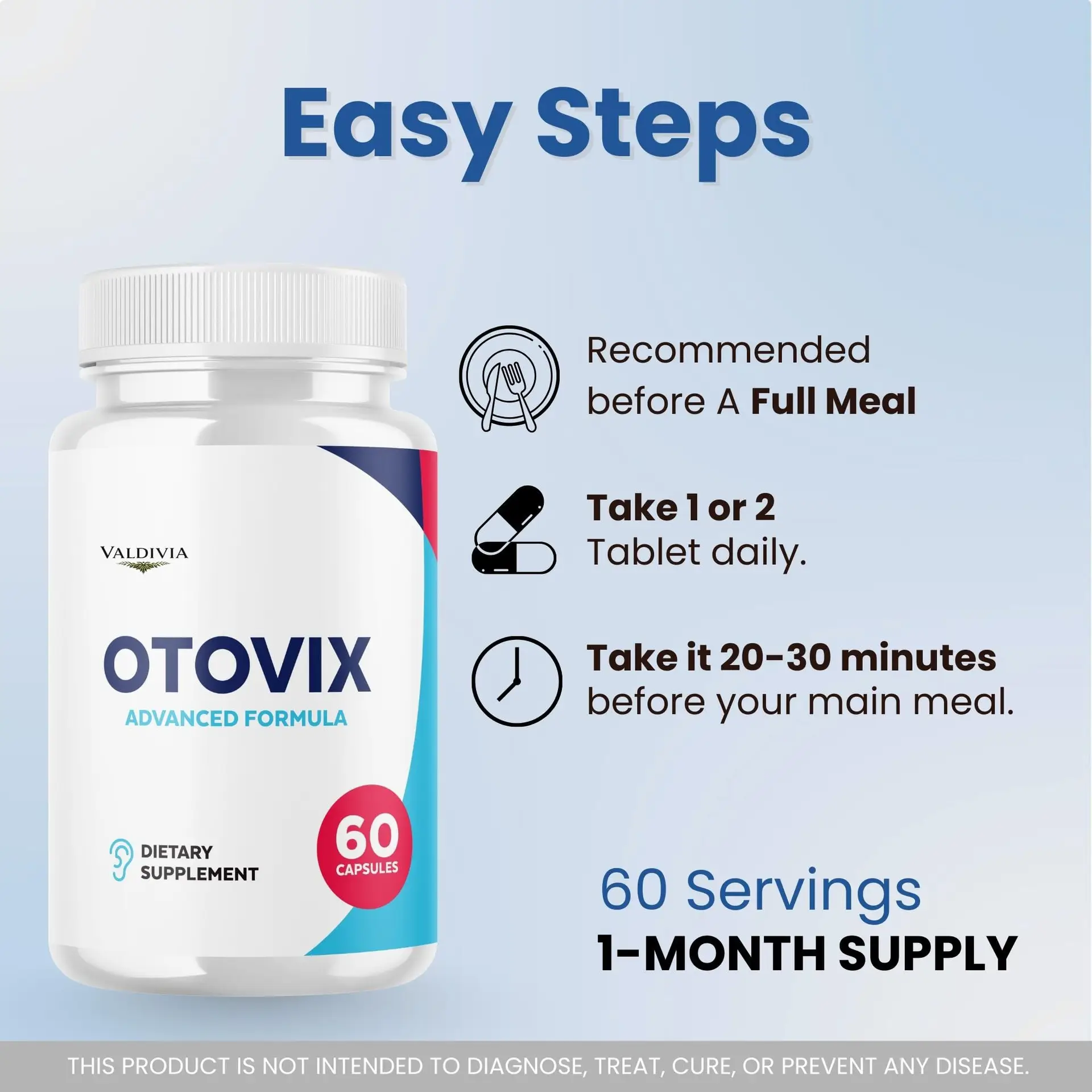 Otovix Capsules Otovix with All Natural Ingredients, Advanced Formula for Optimal Ear Health and Hearing Wellness Support with Maximum Strength Vitamins for Women and Men (600 C...