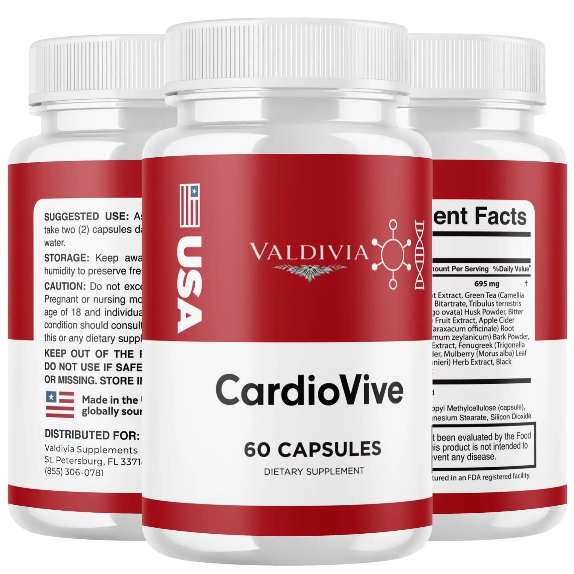 CardioVive - 60 Capsules for 1 Month