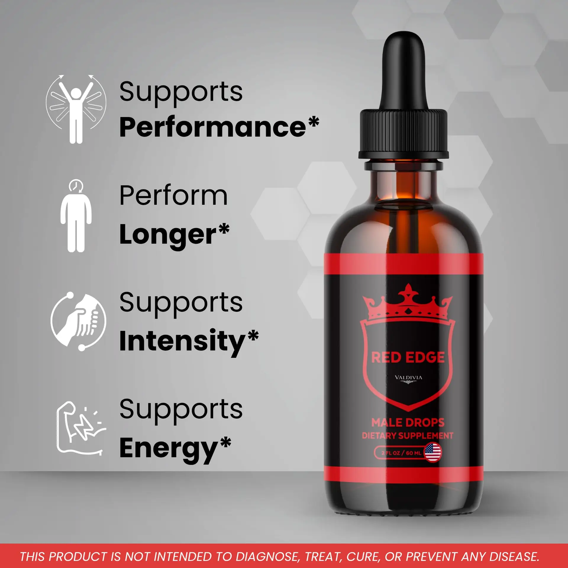 (2 Pack) Red Edge Drops RedEdge Advanced Liquid Supplement Drop Premium Formula - Maximum Strength, All Natural Vitamins Support for Overall Health & Wellness, 2 Bottles for 2...