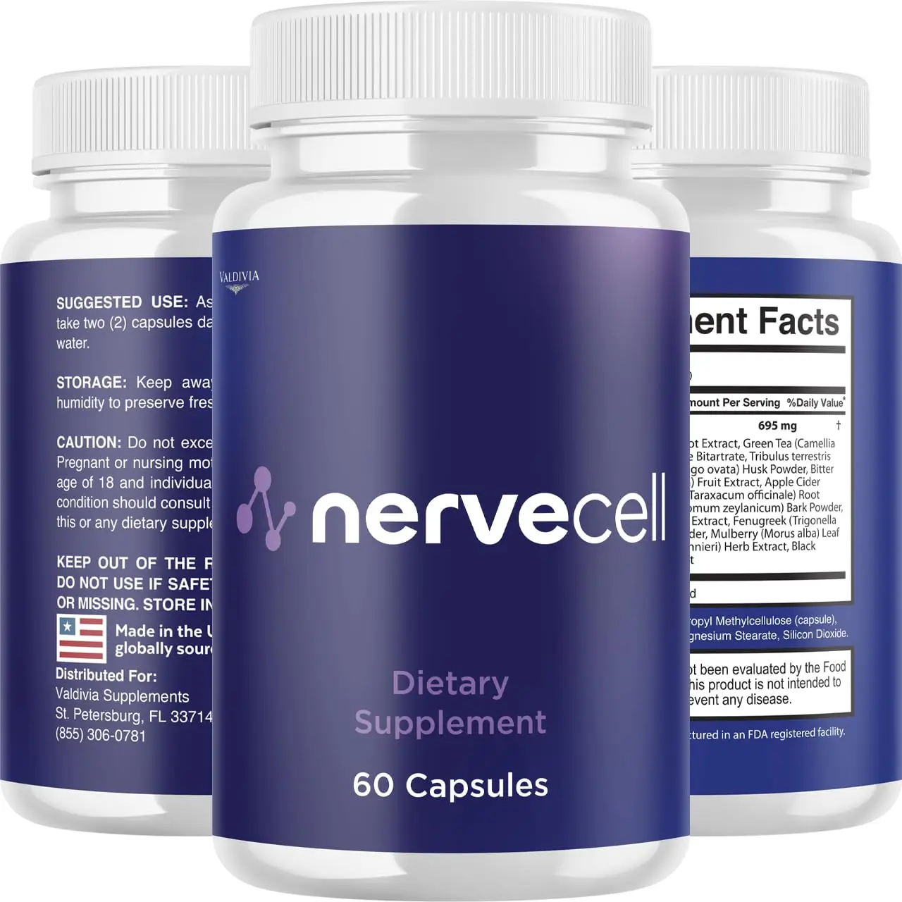 Nervecell - 60 Capsules for 1 Month
