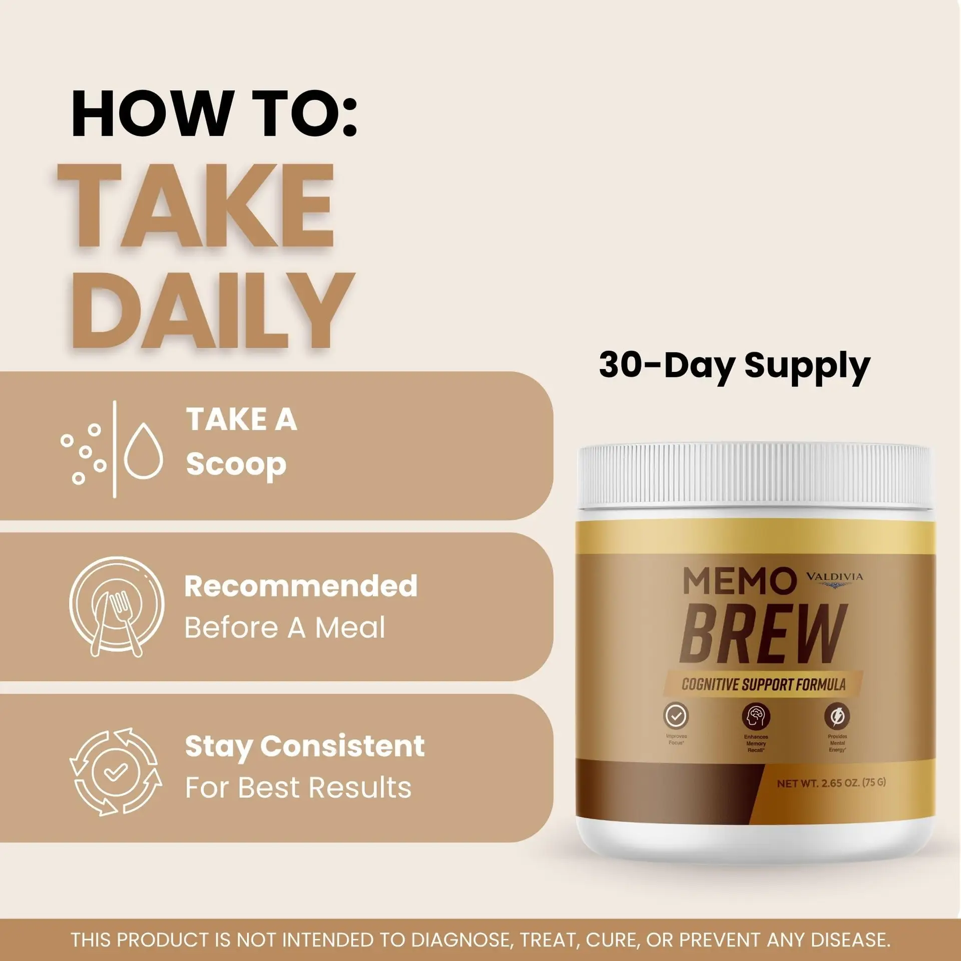 MemoBrew - 1 Bottle for 1 Month