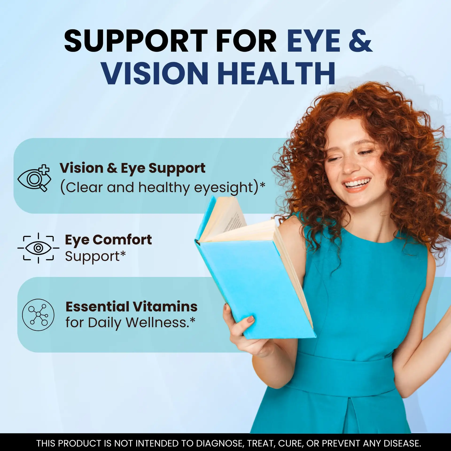 Visiowell Capsules Visio Well Supplement, Premium Formula, Natural Vitamins for Health & Wellness - 60 Capsules for 1 Month
