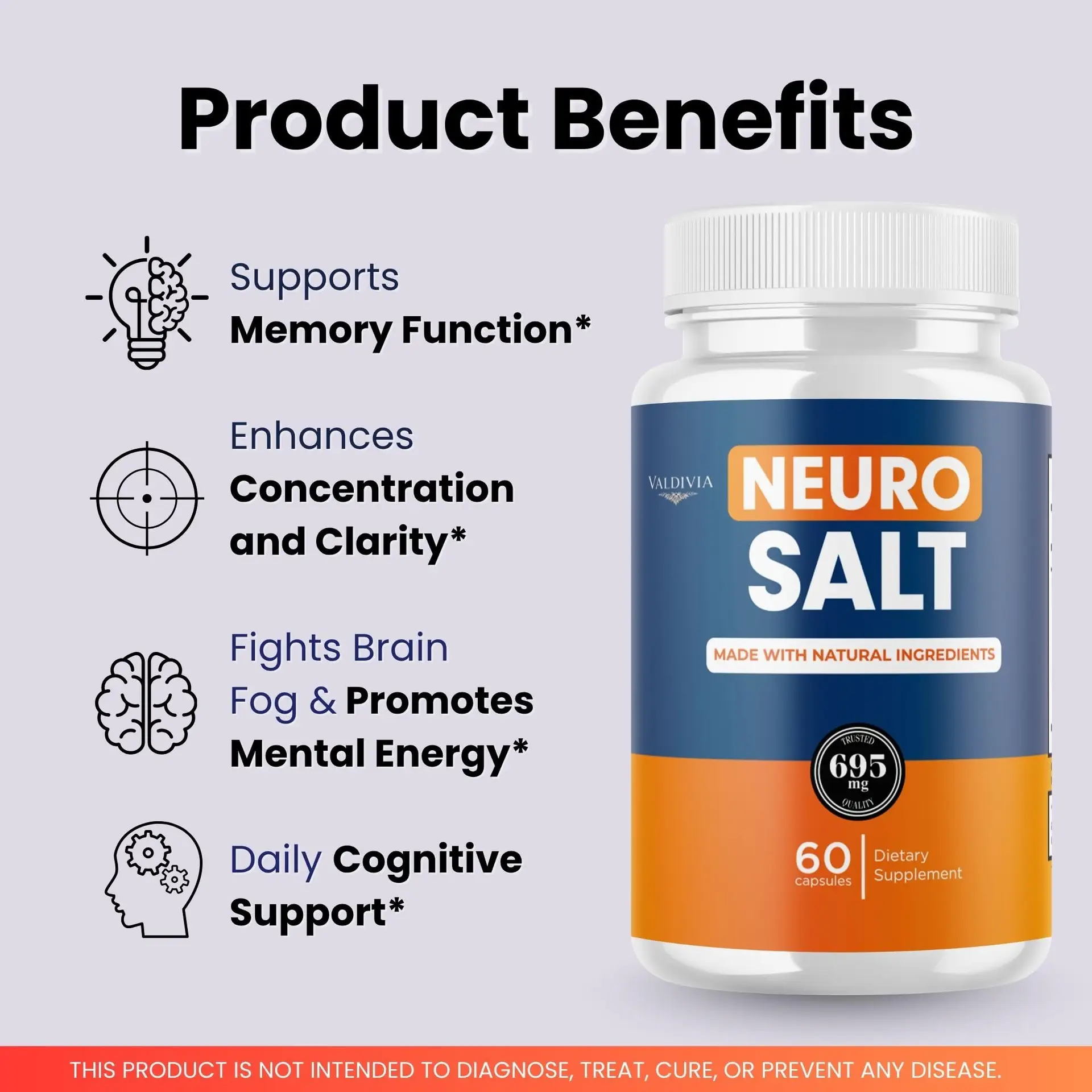 NeuroSalt- 60 Capsules for 1 Month