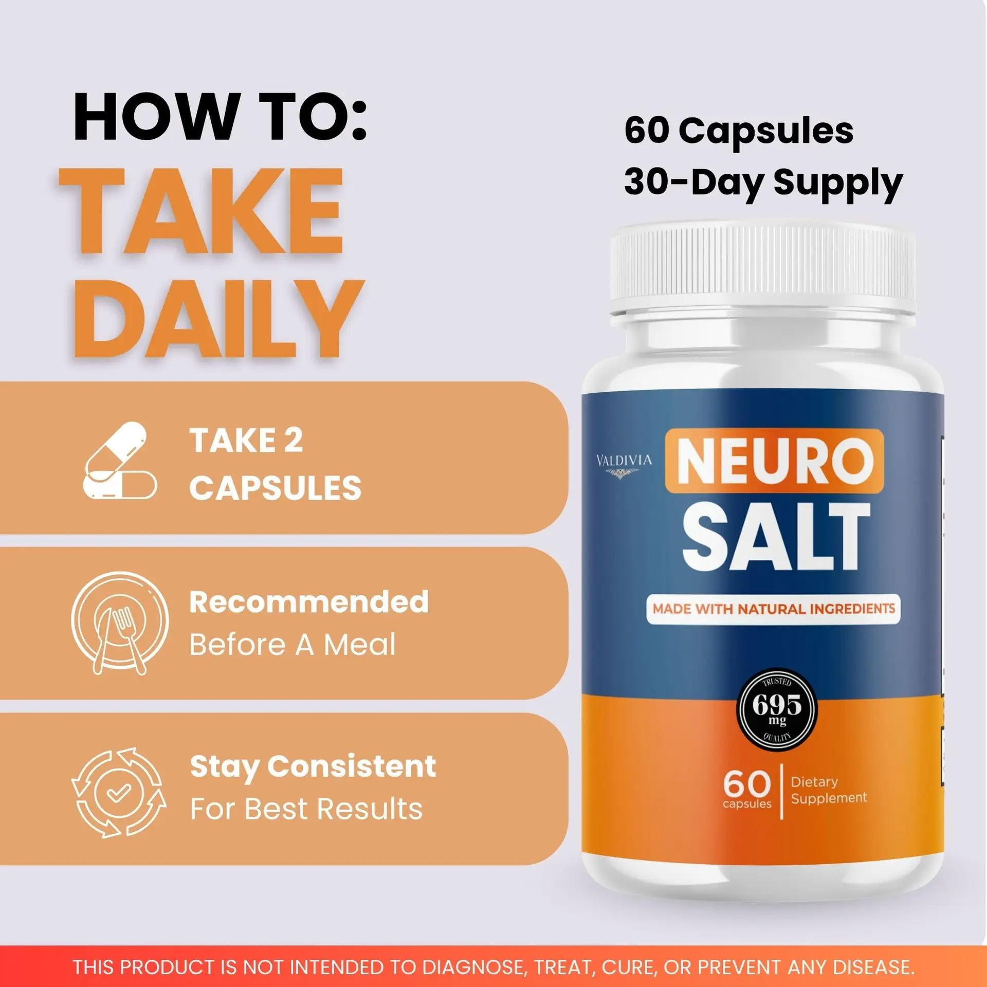 NeuroSalt- 60 Capsules for 1 Month