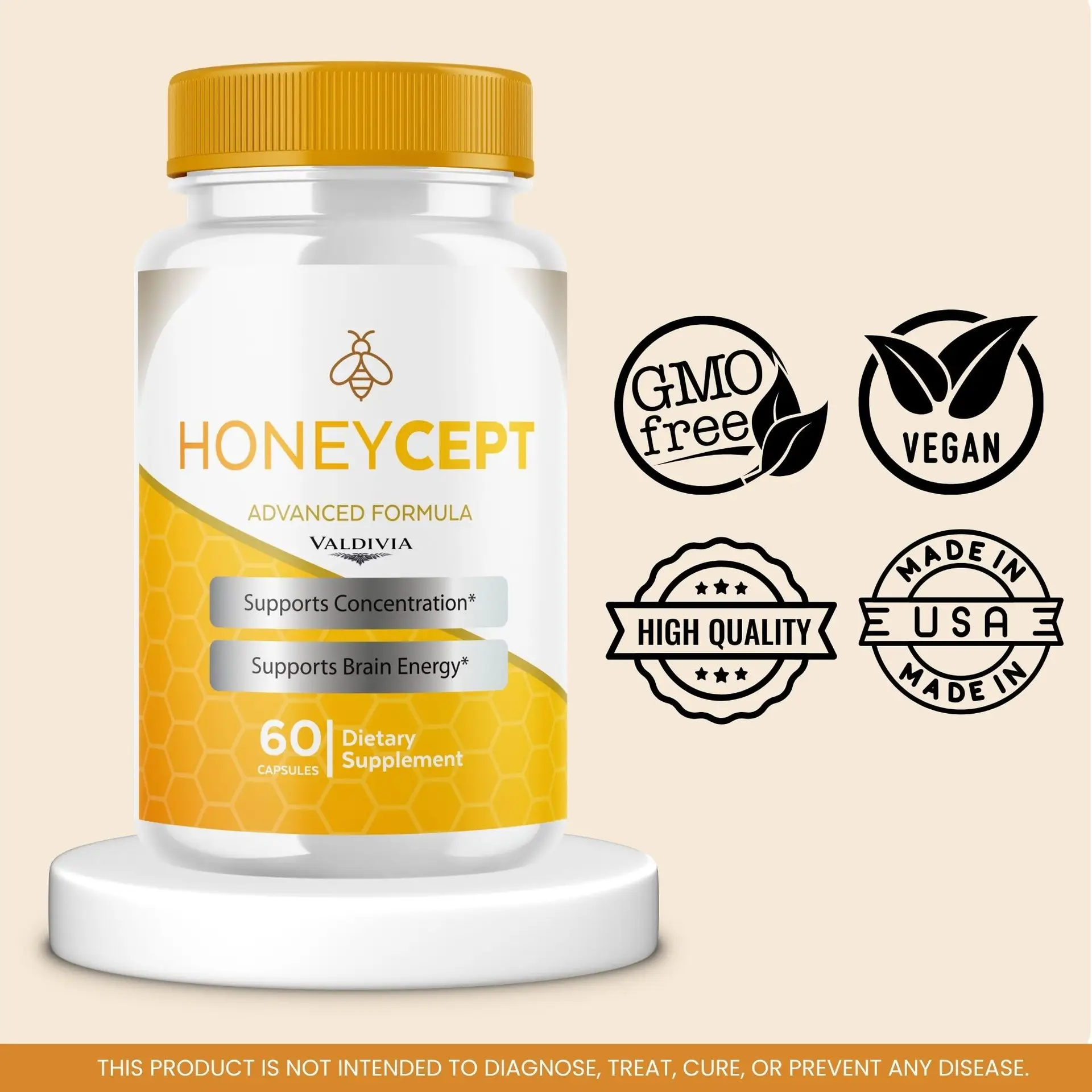 Honeycept - 60 Capsules for 1 Month