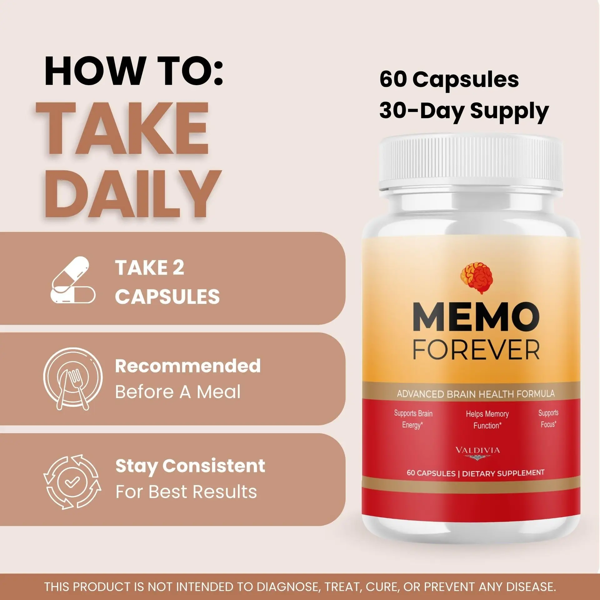MemoForever- 120 Capsules for 2 Months