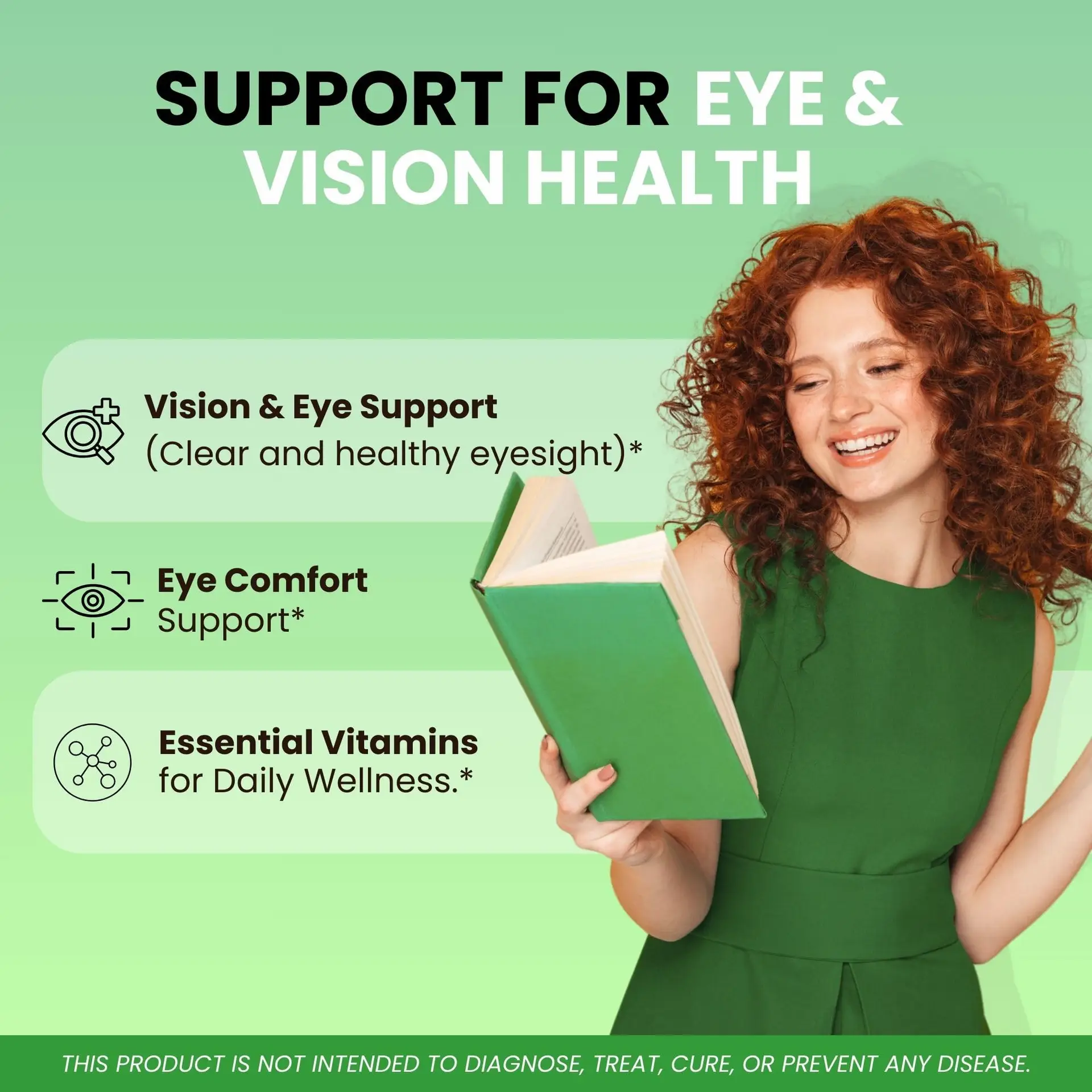 Augenix Capsules AugenixVision Support Supplement with All Natural Ingredients, Advanced Formula Eye and Vision Health Multivitamins Supporting Health and Wellness Naturally (60...