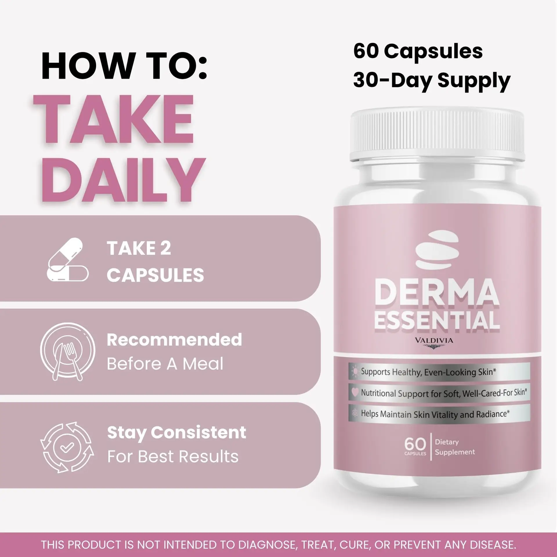 DermaEssentials - 60 Capsules for 1 Month