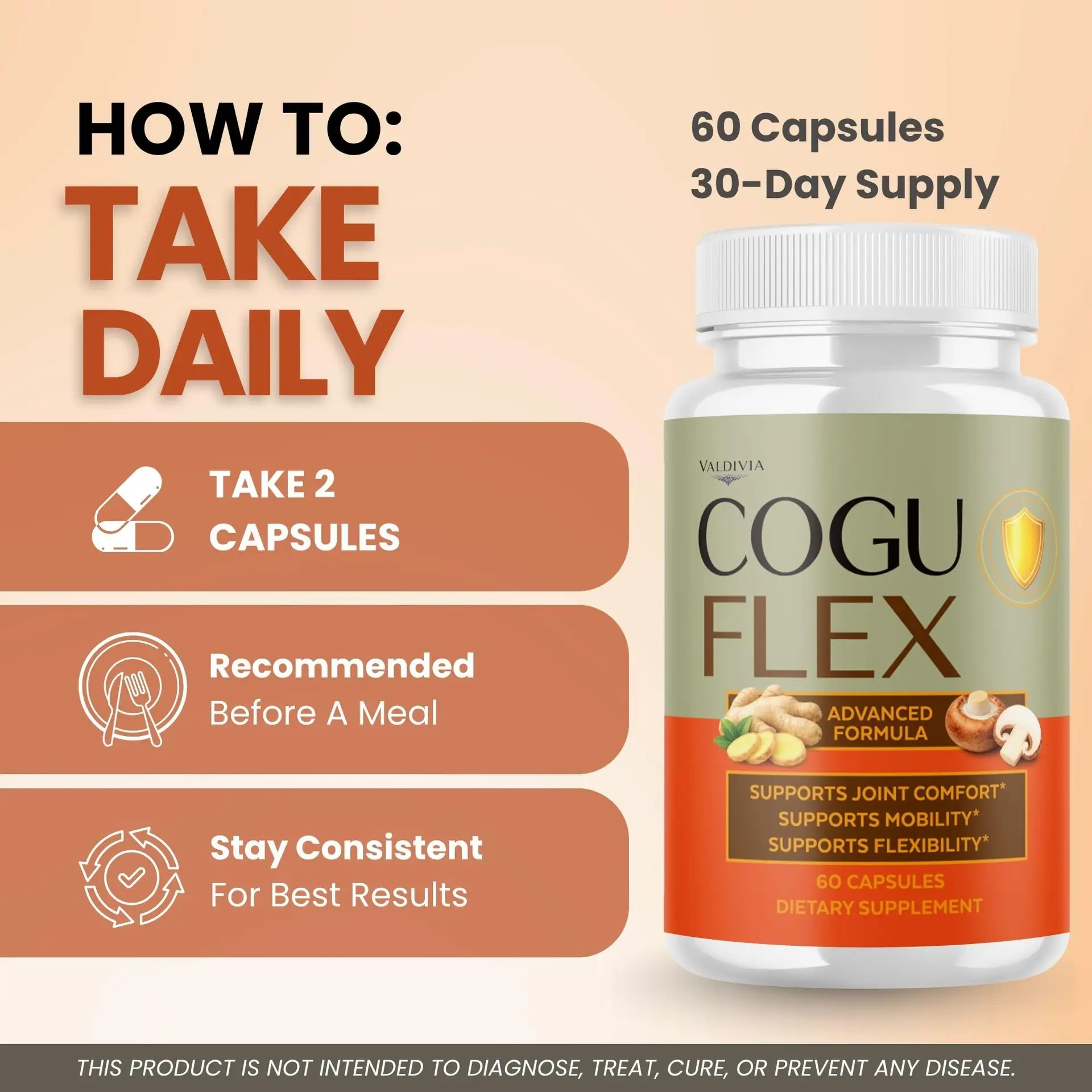 Coguflex - 60 Capsules for 1 Month