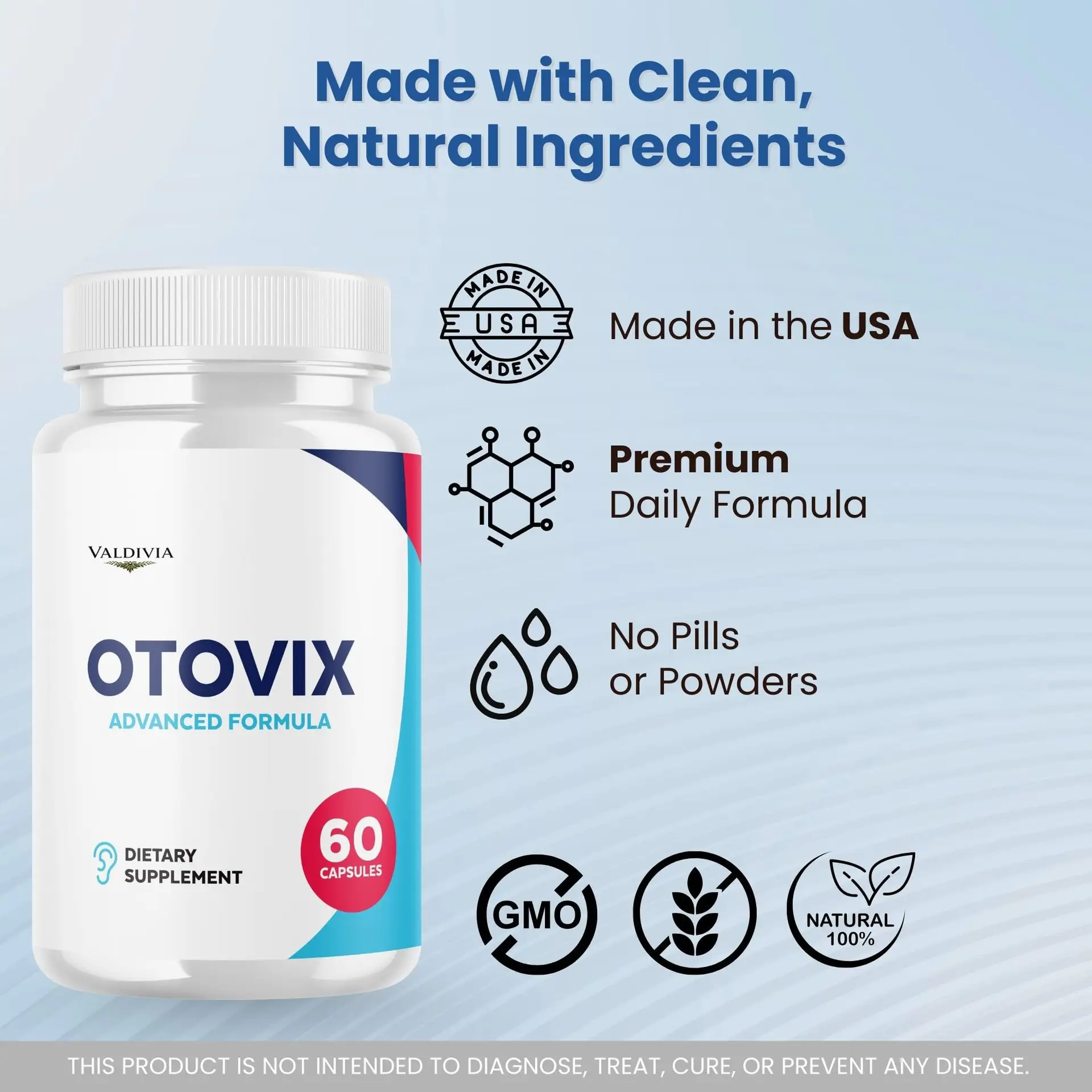 Otovix Capsules Otovix with All Natural Ingredients, Advanced Formula for Optimal Ear Health and Hearing Wellness Support with Maximum Strength Vitamins for Women and Men (600 C...