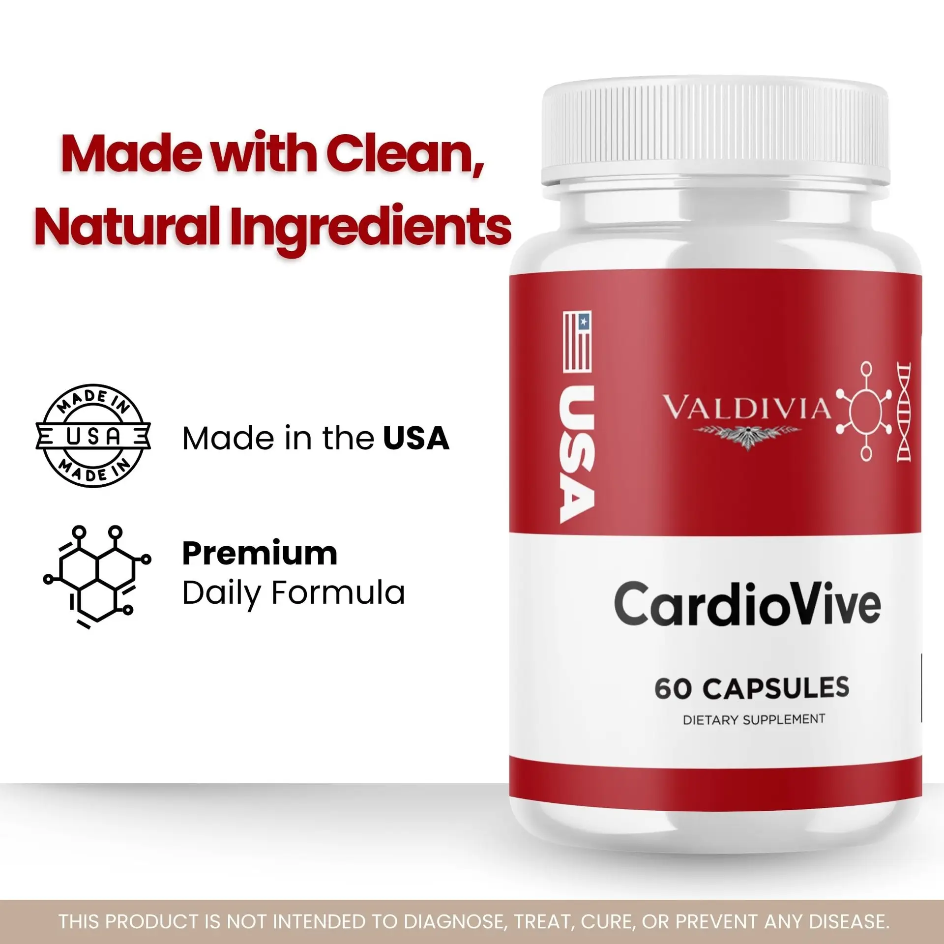 CardioVive - 60 Capsules for 1 Month