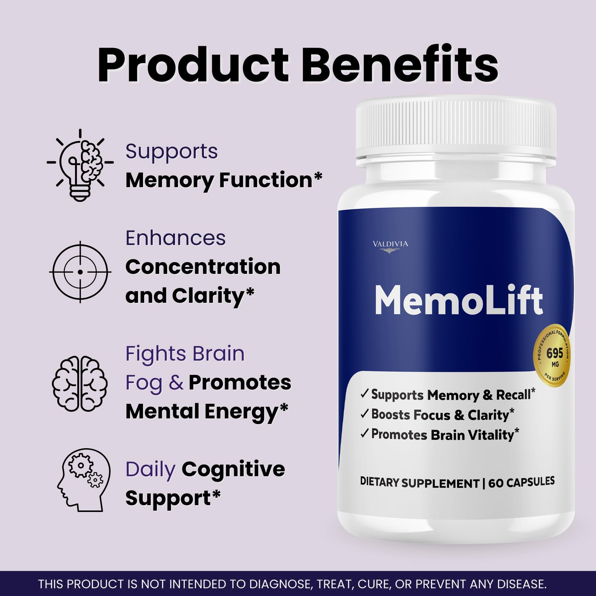 MemoLift - 60 Capsules for 1 Month
