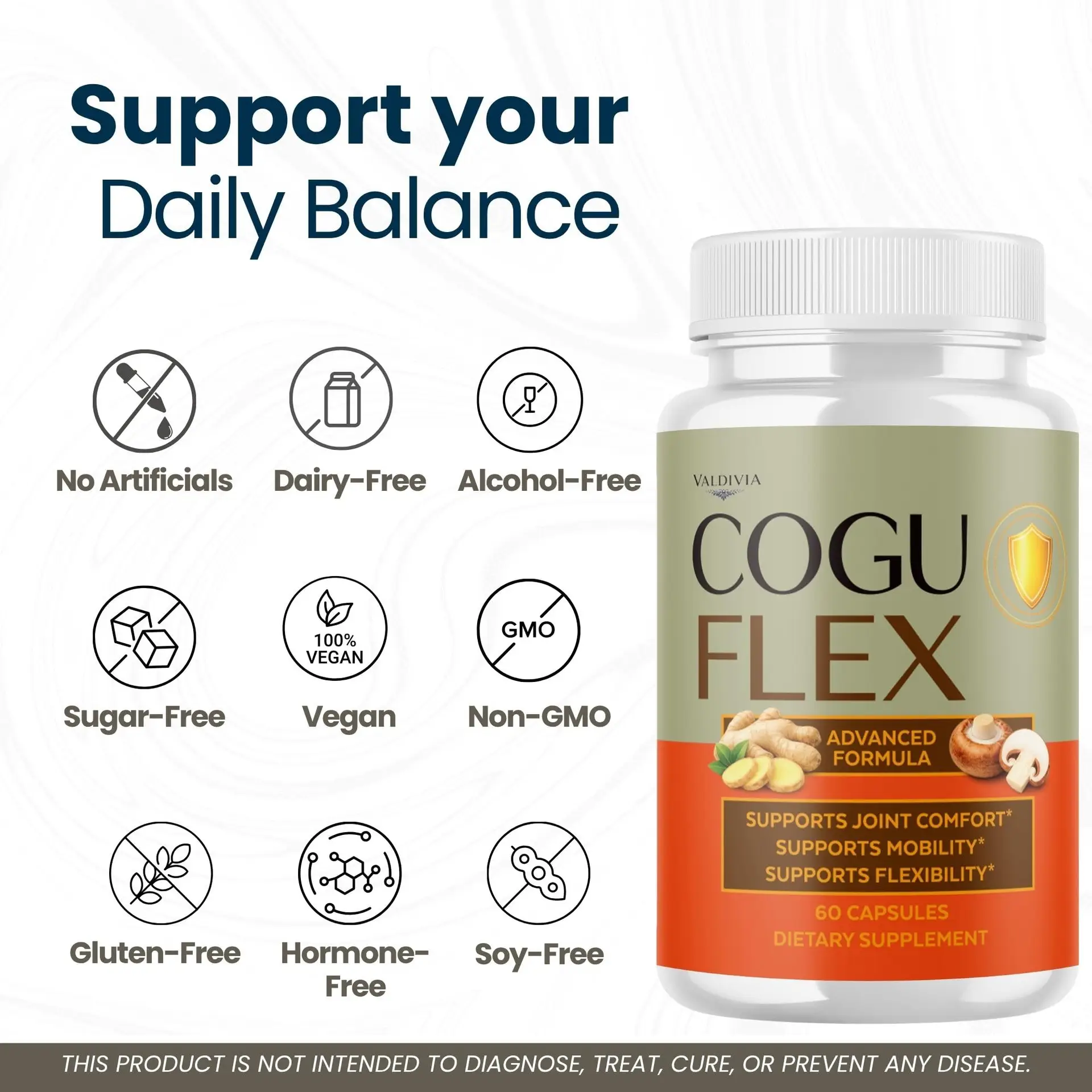 Coguflex - 60 Capsules for 1 Month