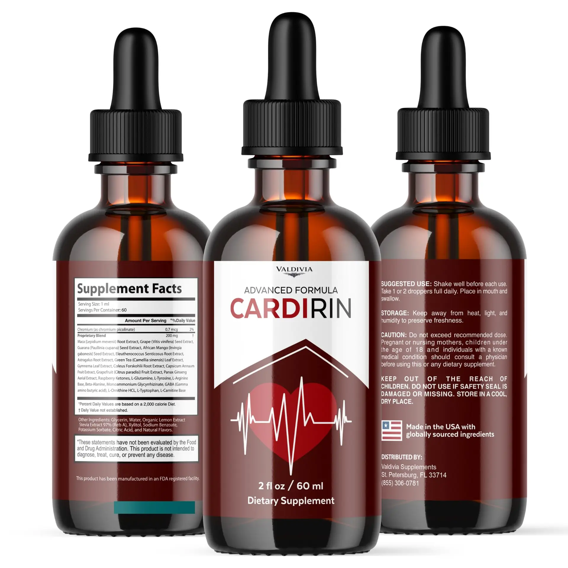 Cardirin Drops - 1 Bottle for 1 Month