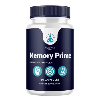 Valdivia Memory Prime Capsules MemoryPrime Supplement, Premium Formula, Natural Vitamins for Health & Wellness - 60 Capsules for 1 Month