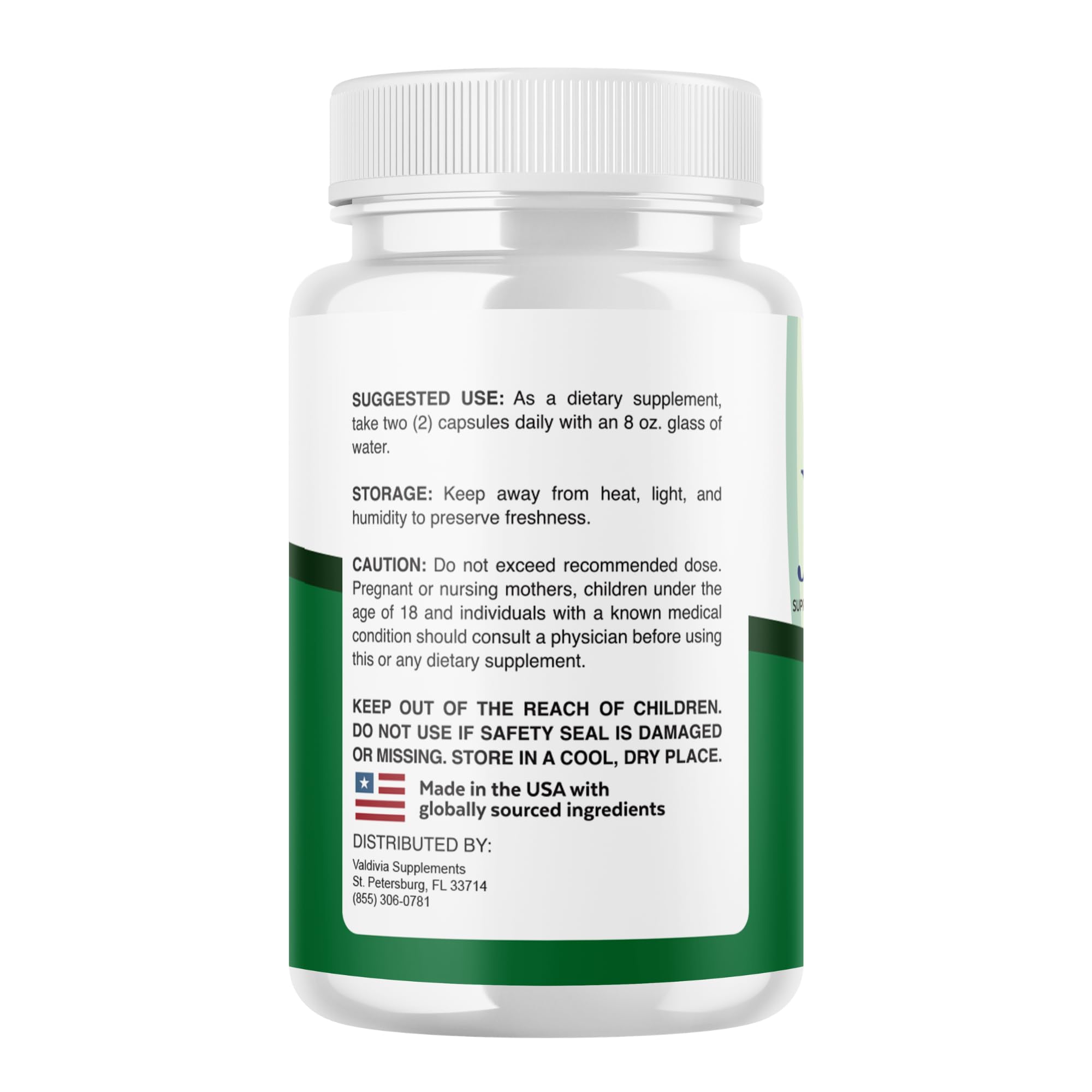 Valdivia JointBreX Capsules Joint BreX Supplement, Premium Formula, Natural Vitamins for Health & Wellness - 60 Capsules for 1 Month