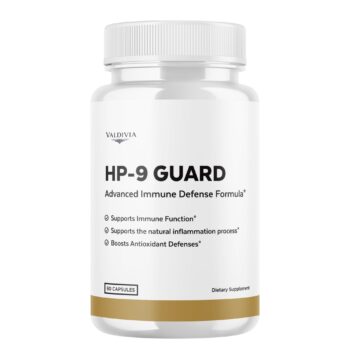 Valdivia HP9 Guard Capsules HPNine Supplement Premium Formula, Natural Vitamins for Health & Wellness - 60 Capsules for 1 Month
