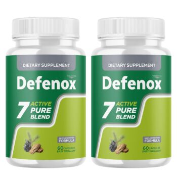 Valdivia (2 Pack) Defenox Capsules Defenox Supplement, Premium Formula, Natural Vitamins for Health & Wellness - 120 Capsules for 2 Months
