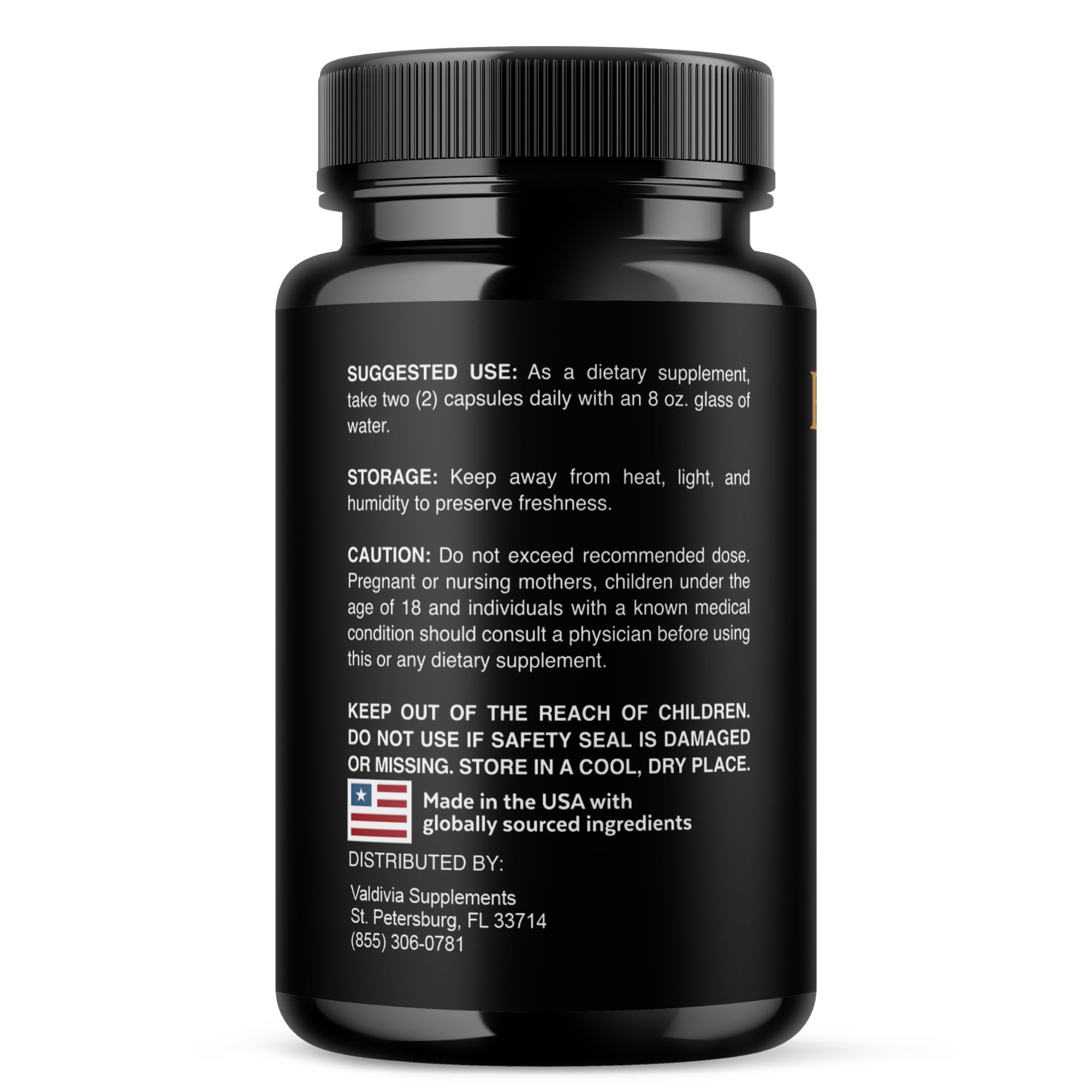Valdivia Prostaveda Capsules Prostaveda Supplement, Premium Formula, Natural Vitamins for Health & Wellness - 60 Capsules for 1 Month