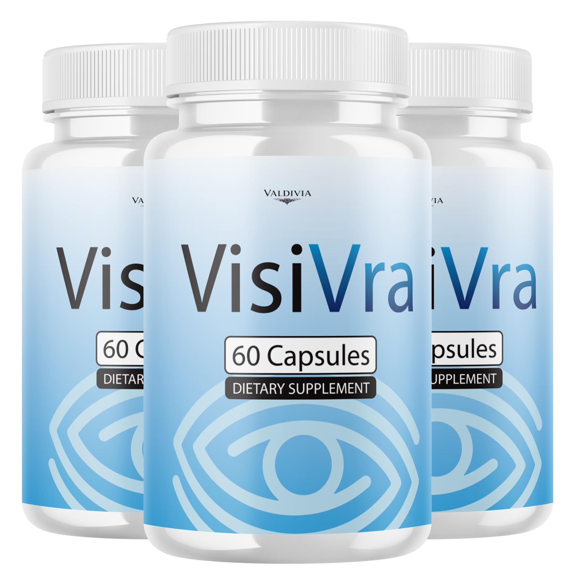 Valdivia (3 Pack) Visivra Capsules Visi Vra Supplement, Premium Formula, Natural Vitamins for Health & Wellness - 180 Capsules for 3 Months