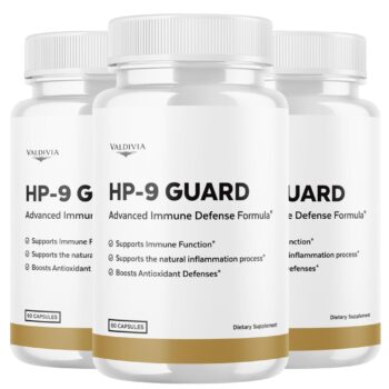 Valdivia (3 Pack) HP9 Guard Capsules HPNine Supplement Premium Formula, Natural Vitamins for Health & Wellness - 180 Capsules for 3 Months