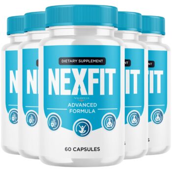 Valdivia (5 Pack) Nexfit Capsules Nex fit Supplement, Premium Formula, Natural Vitamins for Health & Wellness - 300 Capsules for 5 Months