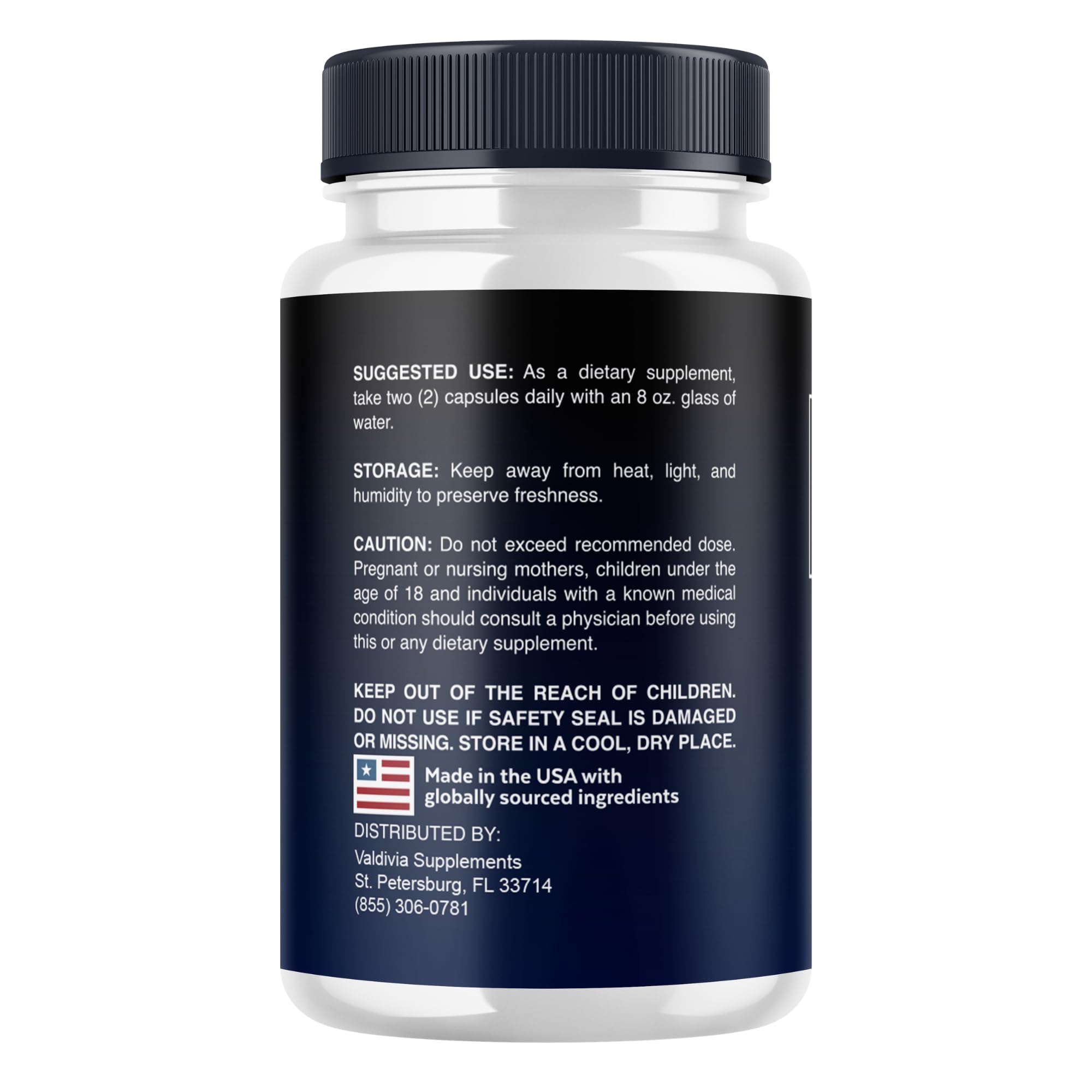 Valdivia Prostalab Capsules Prostalab Supplement, Premium Formula, Natural Vitamins for Health & Wellness - 60 Capsules for 1 Month