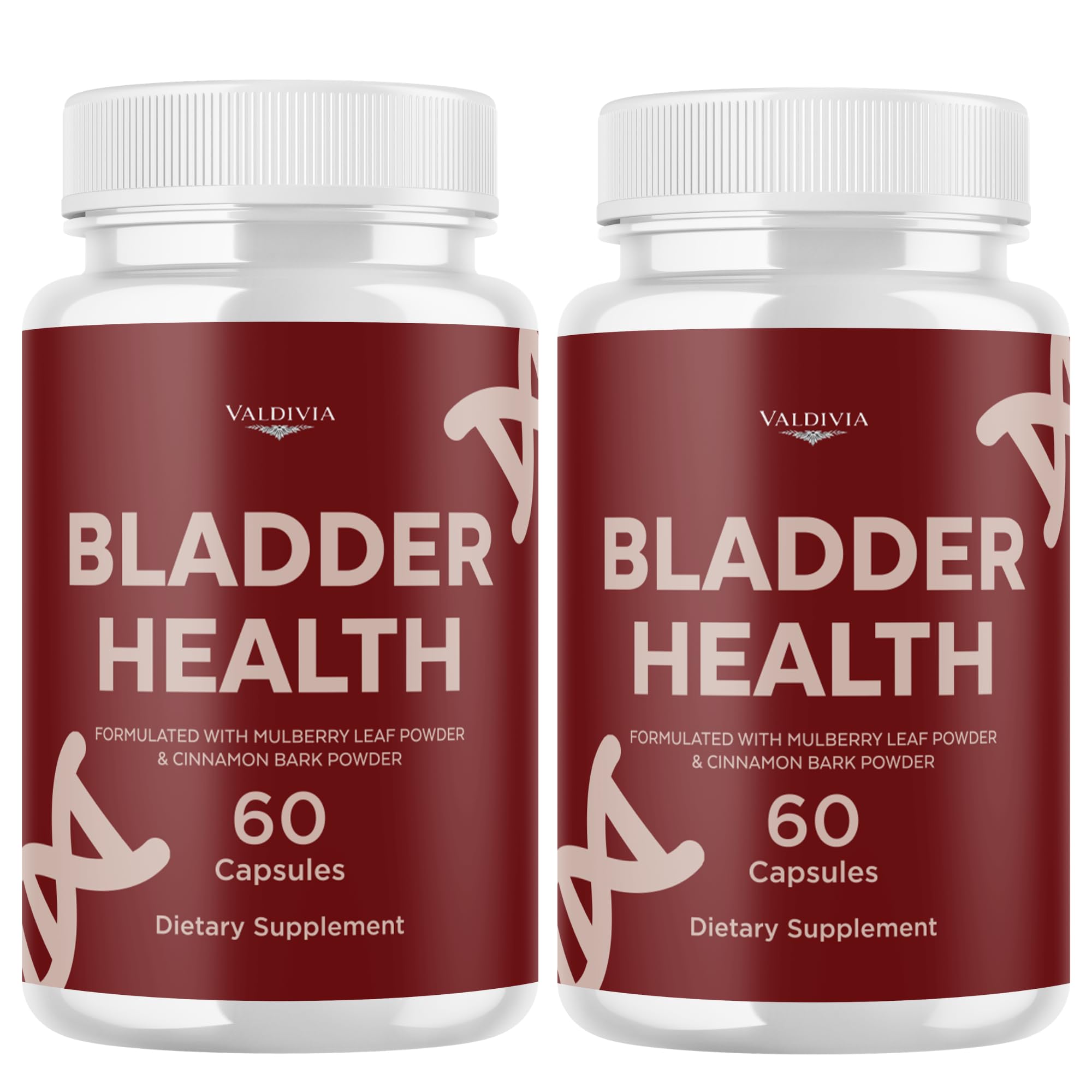 Valdivia (2 Pack) BladderHealth Capsules Bladder Health Supplement, Premium Formula, Natural Vitamins for Health & Wellness - 120 Capsules for 2 Months