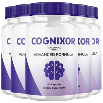 Valdivia (5 Pack) Cognixor Capsules Cognixor Supplement, Premium Formula, Natural Vitamins for Health & Wellness - 300 Capsules for 5 Months