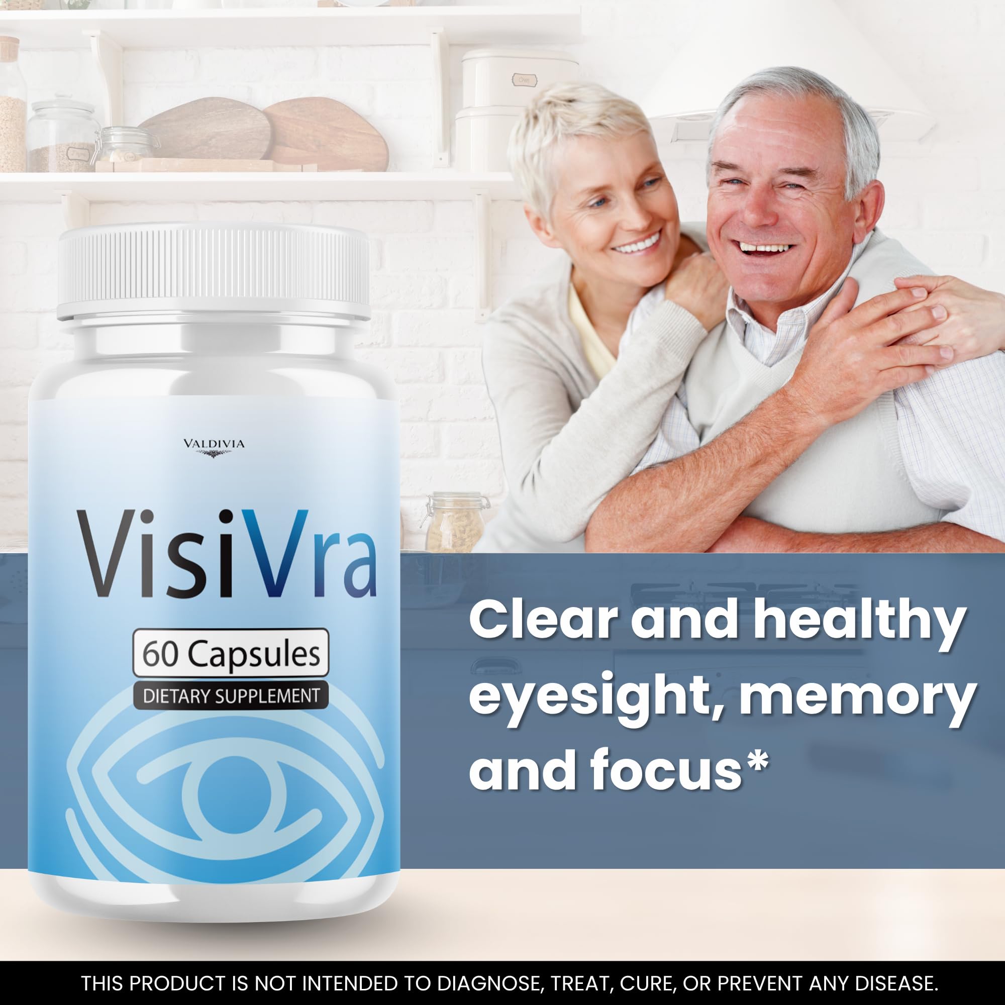 Valdivia (3 Pack) Visivra Capsules Visi Vra Supplement, Premium Formula, Natural Vitamins for Health & Wellness - 180 Capsules for 3 Months