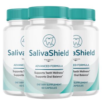 Valdivia (3 Pack) SalivaShield Capsules Saliva Shield Supplement, Premium Formula, Natural Vitamins for Health & Wellness - 180 Capsules for 3 Months
