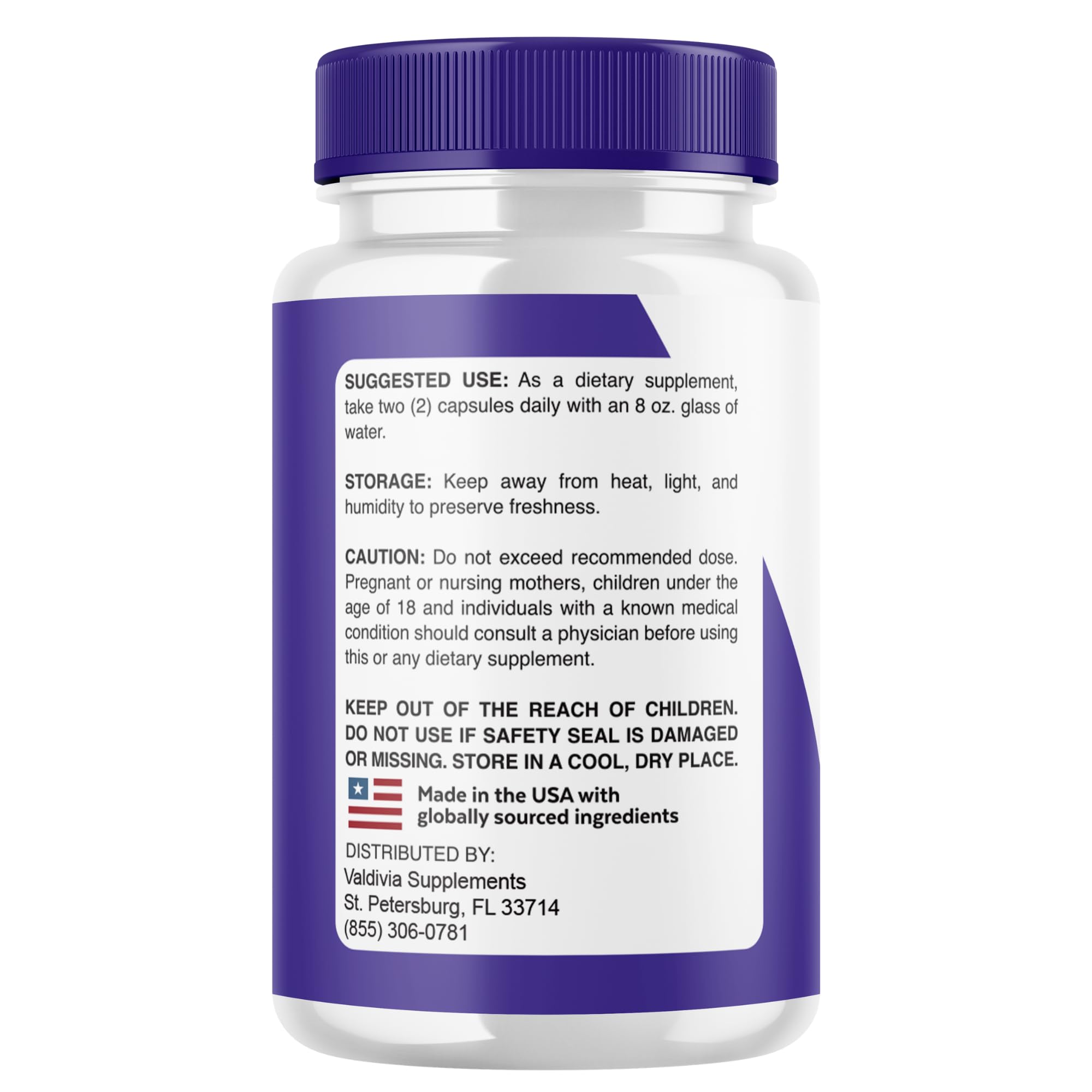 Valdivia (5 Pack) Cognixor Capsules Cognixor Supplement, Premium Formula, Natural Vitamins for Health & Wellness - 300 Capsules for 5 Months